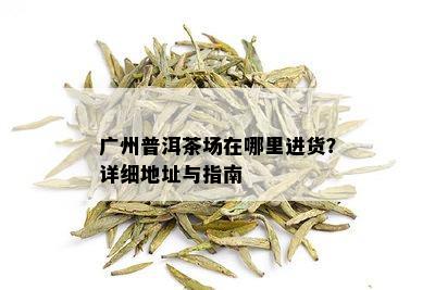 广州普洱茶场在哪里进货？详细地址与指南