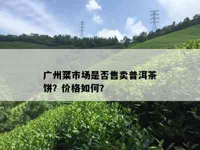 广州菜市场是否售卖普洱茶饼？价格如何？