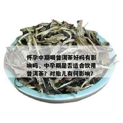 怀孕中期喝普洱茶好吗有影响吗，中孕期是否适合饮用普洱茶？对胎儿有何影响？