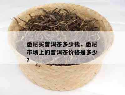 悉尼买普洱茶多少钱，悉尼市场上的普洱茶价格是多少？