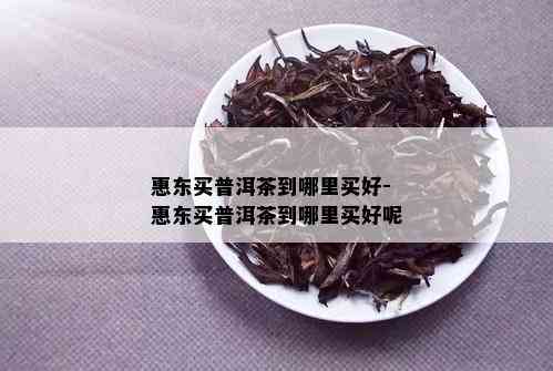 惠东买普洱茶到哪里买好-惠东买普洱茶到哪里买好呢