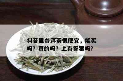 抖音里普洱茶很便宜，能买吗？真的吗？上有答案吗？