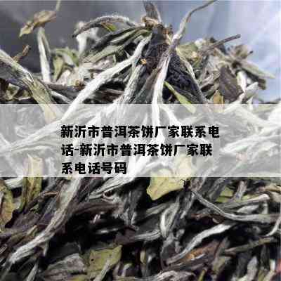 新沂市普洱茶饼厂家联系电话-新沂市普洱茶饼厂家联系电话号码