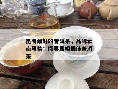 昆明更好的普洱茶，品味云南风情：探寻昆明更佳普洱茶