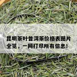 昆明茶叶普洱茶价格表图片全览，一网打尽所有信息！