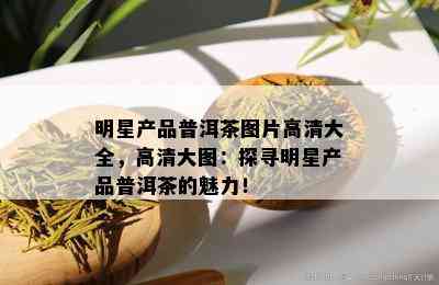 明星产品普洱茶图片高清大全，高清大图：探寻明星产品普洱茶的魅力！