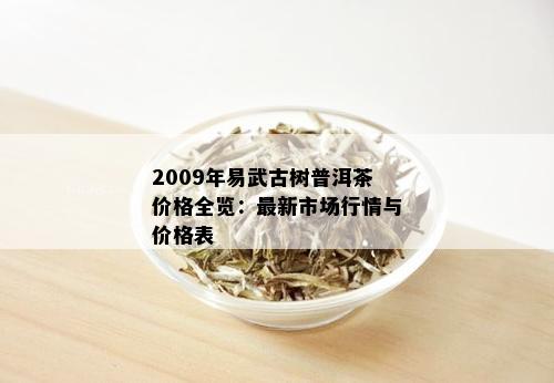 2009年易武古树普洱茶价格全览：最新市场行情与价格表