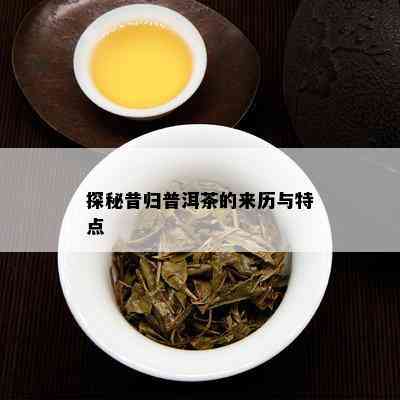 探秘昔归普洱茶的来历与特点