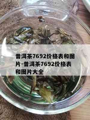 普洱茶7692价格表和图片-普洱茶7692价格表和图片大全