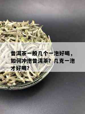 普洱茶一般几个一泡好喝，如何冲泡普洱茶？几克一泡才好喝？