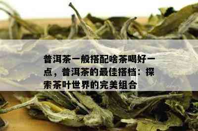 普洱茶一般搭配啥茶喝好一点，普洱茶的更佳搭档：探索茶叶世界的完美组合