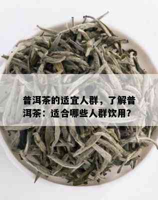 普洱茶的适宜人群，了解普洱茶：适合哪些人群饮用？