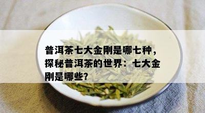 普洱茶七大金刚是哪七种，探秘普洱茶的世界：七大金刚是哪些？