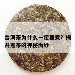 普洱茶为什么一定要煮？揭开煮茶的神秘面纱