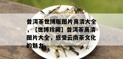 普洱茶世博版图片高清大全，【世博珍藏】普洱茶高清图片大全，感受云南茶文化的魅力