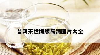 普洱茶世博版高清图片大全