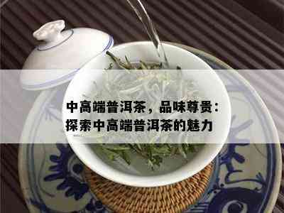 中高端普洱茶，品味尊贵：探索中高端普洱茶的魅力