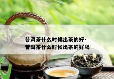 普洱茶什么时候出茶的好-普洱茶什么时候出茶的好喝