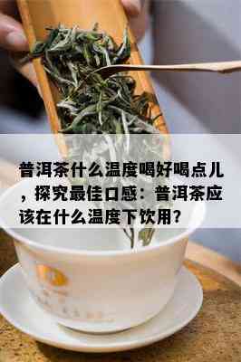 普洱茶什么温度喝好喝点儿，探究更佳口感：普洱茶应该在什么温度下饮用？