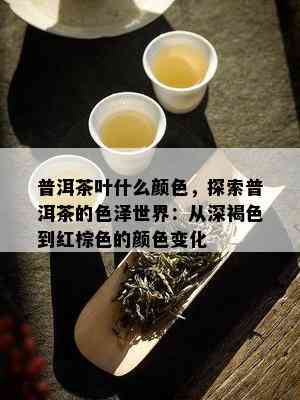 普洱茶叶什么颜色，探索普洱茶的色泽世界：从深褐色到红棕色的颜色变化