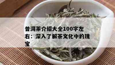 普洱茶介绍大全100字左右：深入了解茶文化中的瑰宝