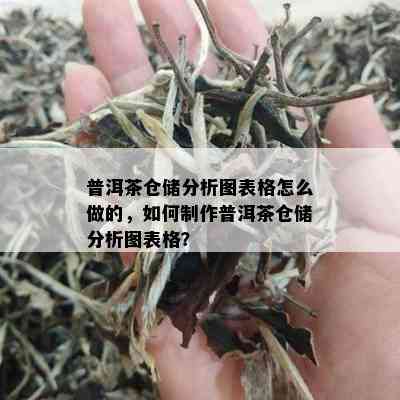 普洱茶仓储分析图表格怎么做的，如何制作普洱茶仓储分析图表格？