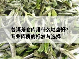 普洱茶仓库用什么地垫好？专业库房的标准与选择