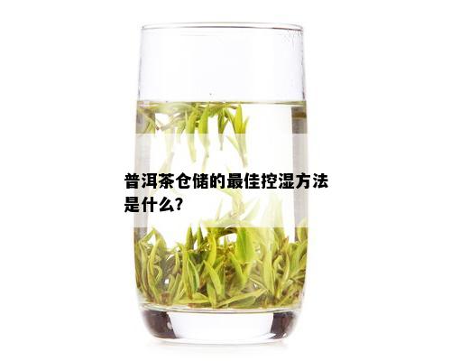 普洱茶仓储的更佳控湿方法是什么？