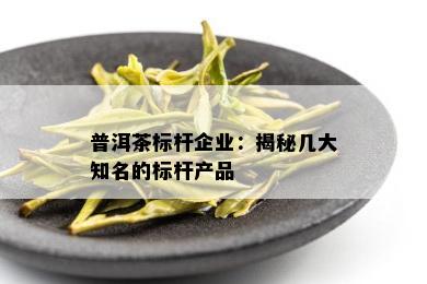 普洱茶标杆企业：揭秘几大知名的标杆产品