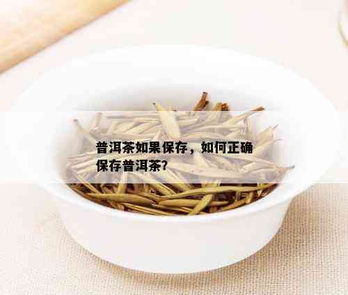 普洱茶如果保存，如何正确保存普洱茶？