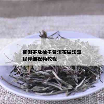 普洱茶及柚子普洱茶做法流程详细视频教程