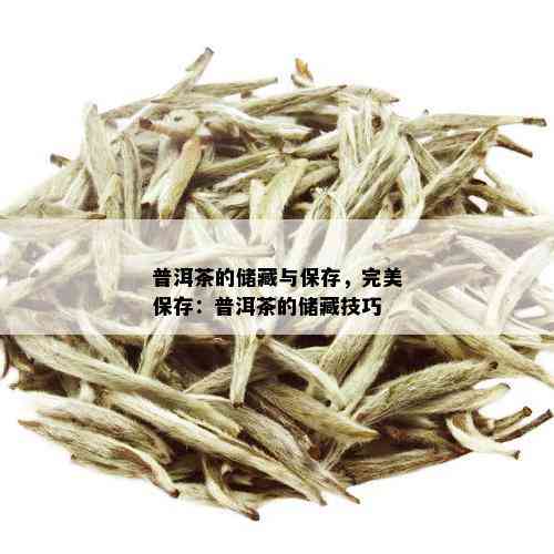 普洱茶的储藏与保存，完美保存：普洱茶的储藏技巧