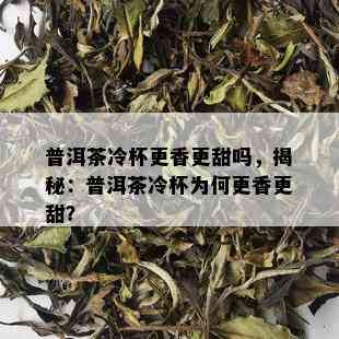 普洱茶冷杯更香更甜吗，揭秘：普洱茶冷杯为何更香更甜？