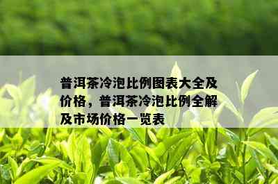 普洱茶冷泡比例图表大全及价格，普洱茶冷泡比例全解及市场价格一览表