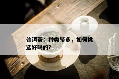 普洱茶：种类繁多，如何挑选好喝的？