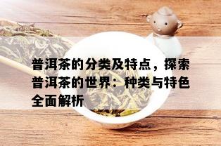 普洱茶的分类及特点，探索普洱茶的世界：种类与特色全面解析