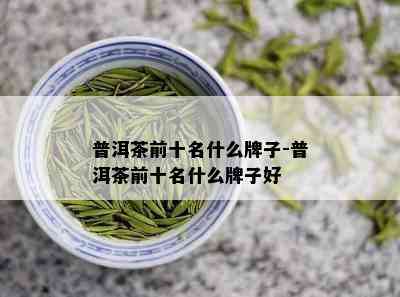 普洱茶前十名什么牌子-普洱茶前十名什么牌子好