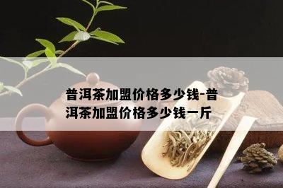 普洱茶加盟价格多少钱-普洱茶加盟价格多少钱一斤