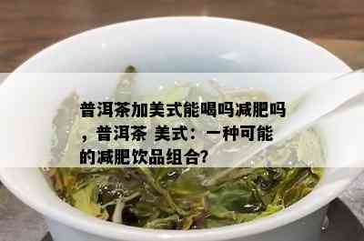 普洱茶加美式能喝吗减肥吗，普洱茶 美式：一种可能的减肥饮品组合？