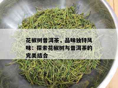 花椒树普洱茶，品味独特风味：探索花椒树与普洱茶的完美结合