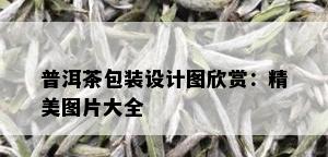 普洱茶包装设计图欣赏：精美图片大全