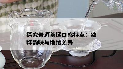 探究普洱茶区口感特点：独特韵味与地域差异