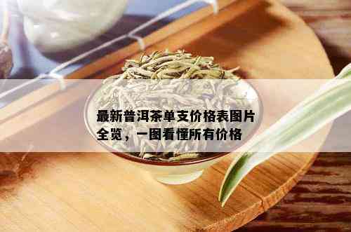 最新普洱茶单支价格表图片全览，一图看懂所有价格