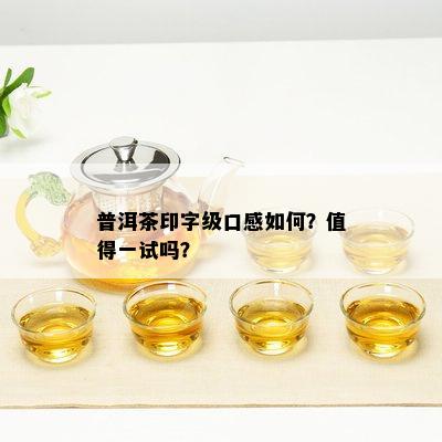 普洱茶印字级口感如何？值得一试吗？