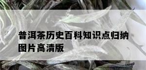 普洱茶历史百科知识点归纳图片高清版