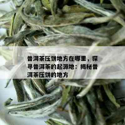 普洱茶压饼地方在哪里，探寻普洱茶的起源地：揭秘普洱茶压饼的地方