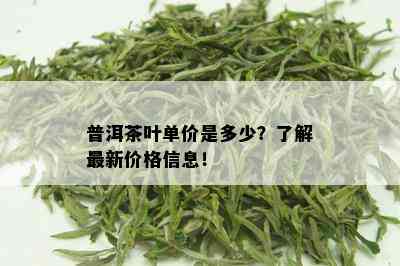 普洱茶叶单价是多少？了解最新价格信息！