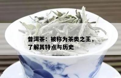 普洱茶：被称为茶类之王，了解其特点与历史