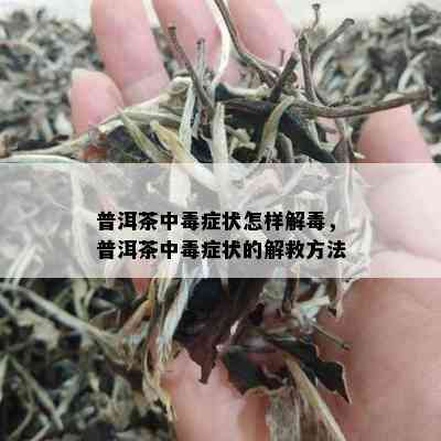 普洱茶中症状怎样解，普洱茶中症状的解救方法