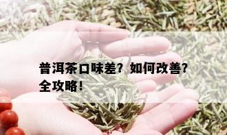 普洱茶口味差？如何改善？全攻略！